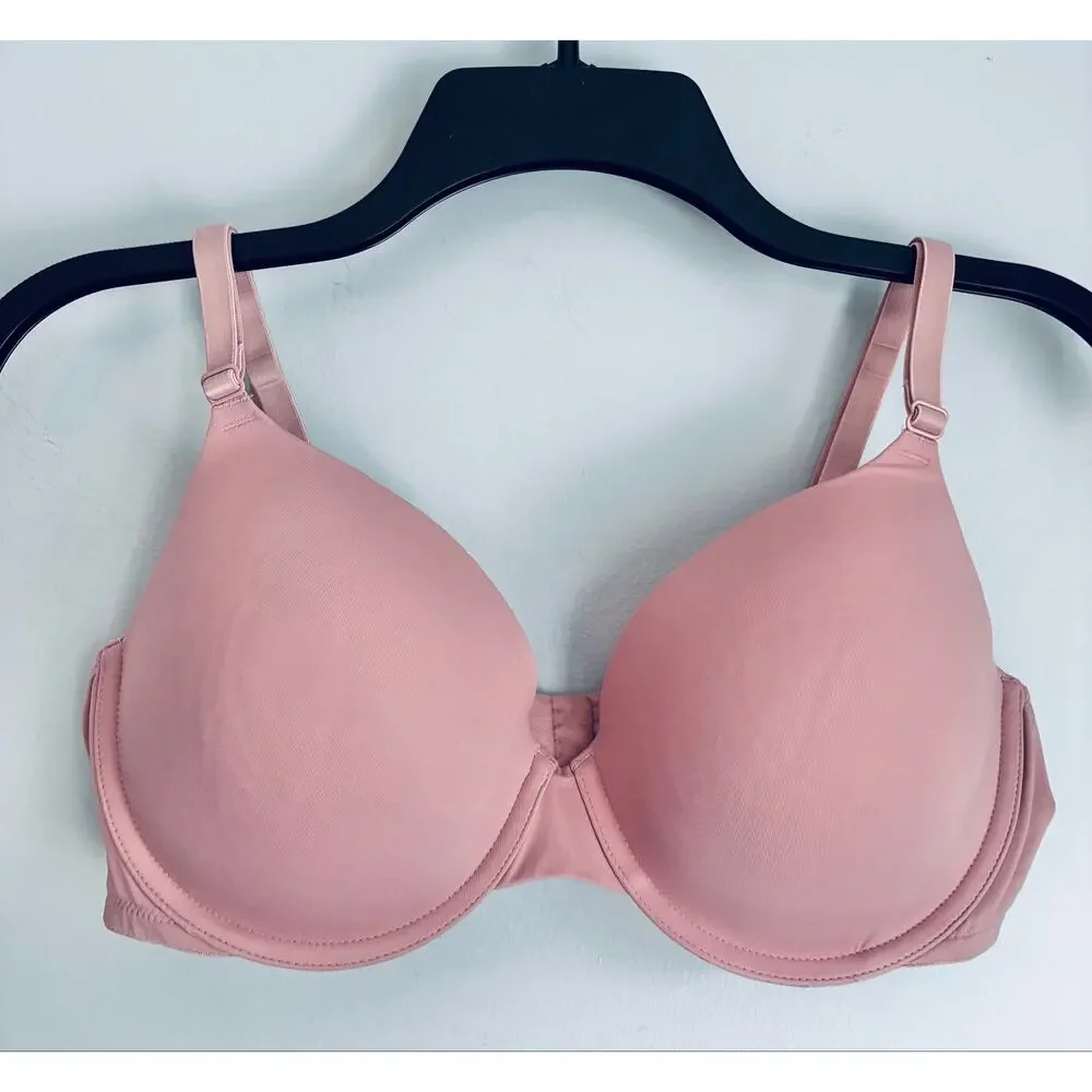 PINK Victoria's Secret Wear Everywhere Lightly Lined Bra 38C Mauve Pink NWT
